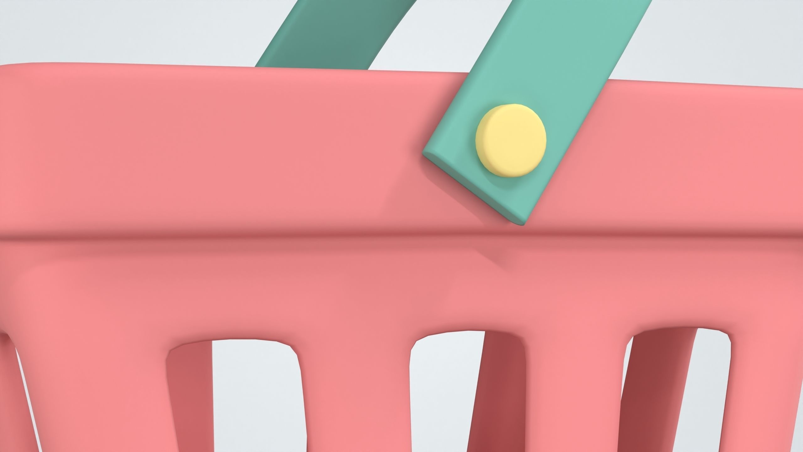 Shopping Basket 3D Icon 3D model_6