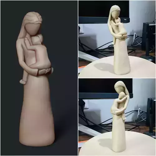 Mother Love 3D print model