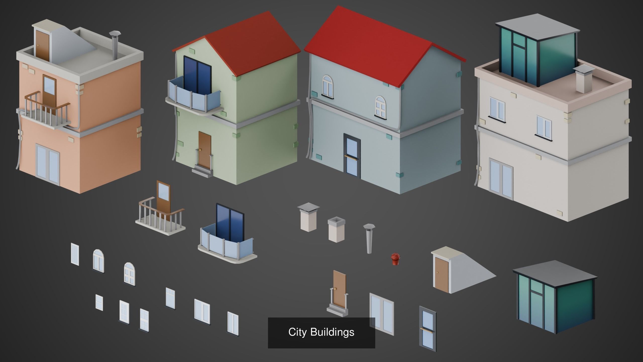 City Pack 3D Model Collection_4