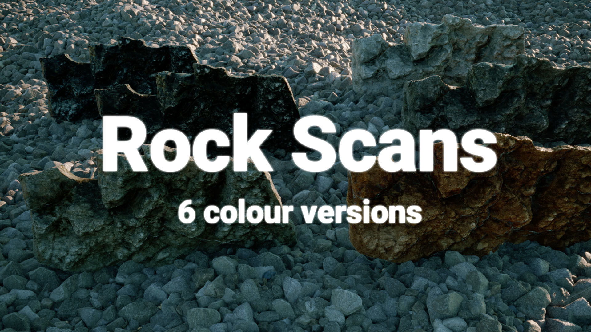 Environment Pack Ultimate Rocks Stones Pebbles 3D Model Collection_11