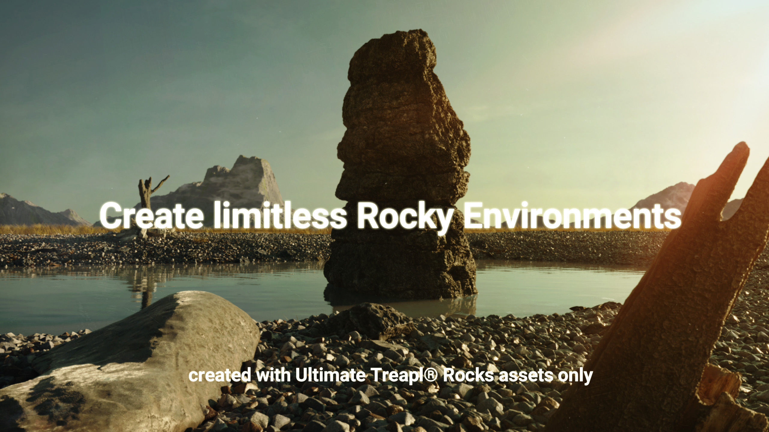Environment Pack Ultimate Rocks Stones Pebbles 3D Model Collection_28