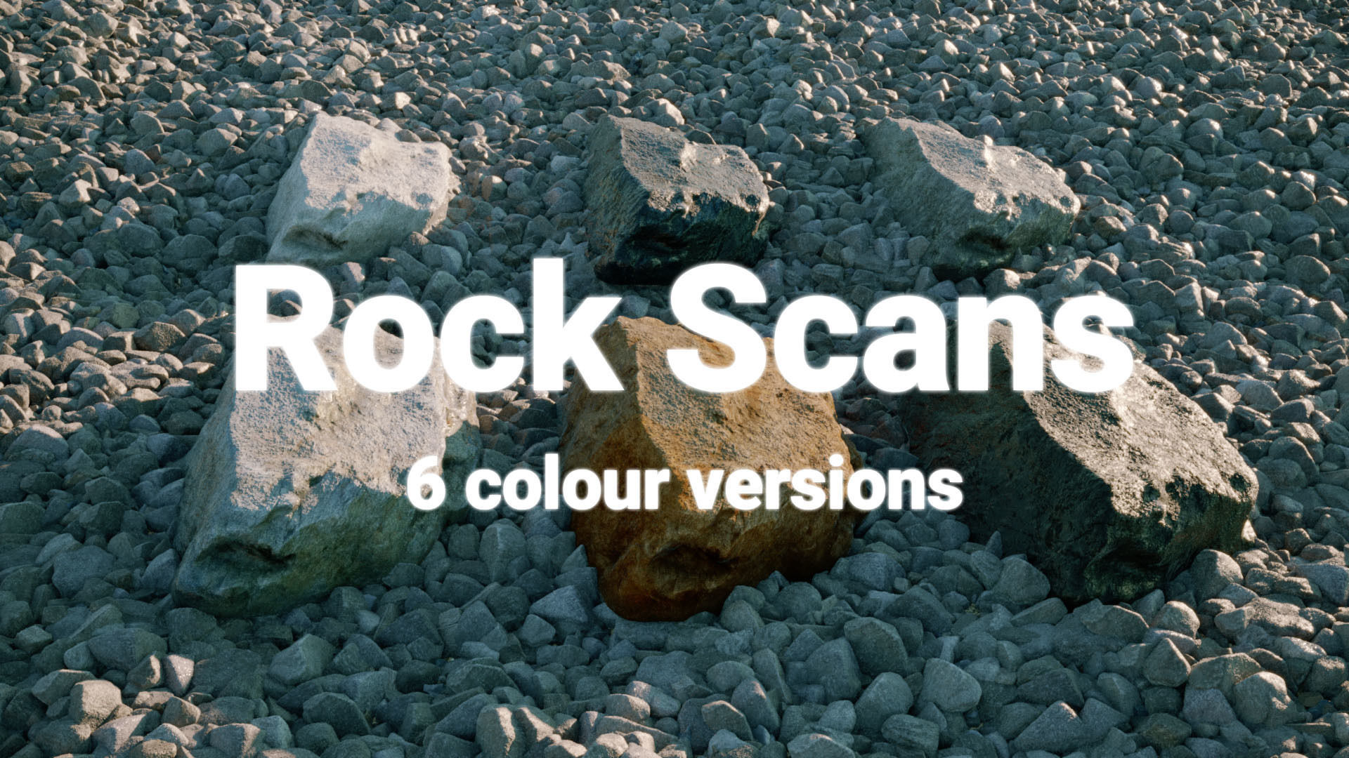 Environment Pack Ultimate Rocks Stones Pebbles 3D Model Collection_14