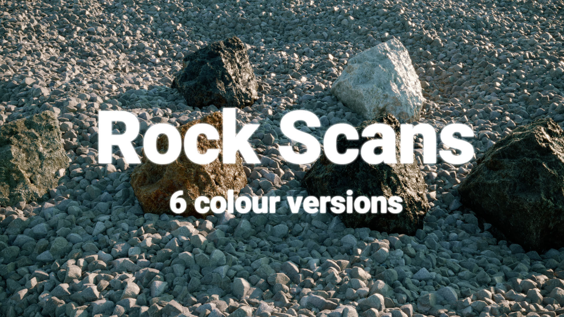 Environment Pack Ultimate Rocks Stones Pebbles 3D Model Collection_25