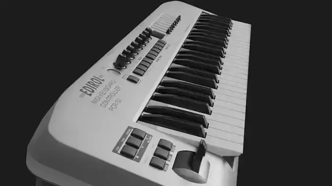 Edirol Midi Keyboard Controller pcr-50 3D 3D model