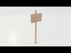 Simple Wooden Sign Free 3D model_1