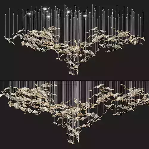 Contour Chandelier Sanssoucilighting 3D model
