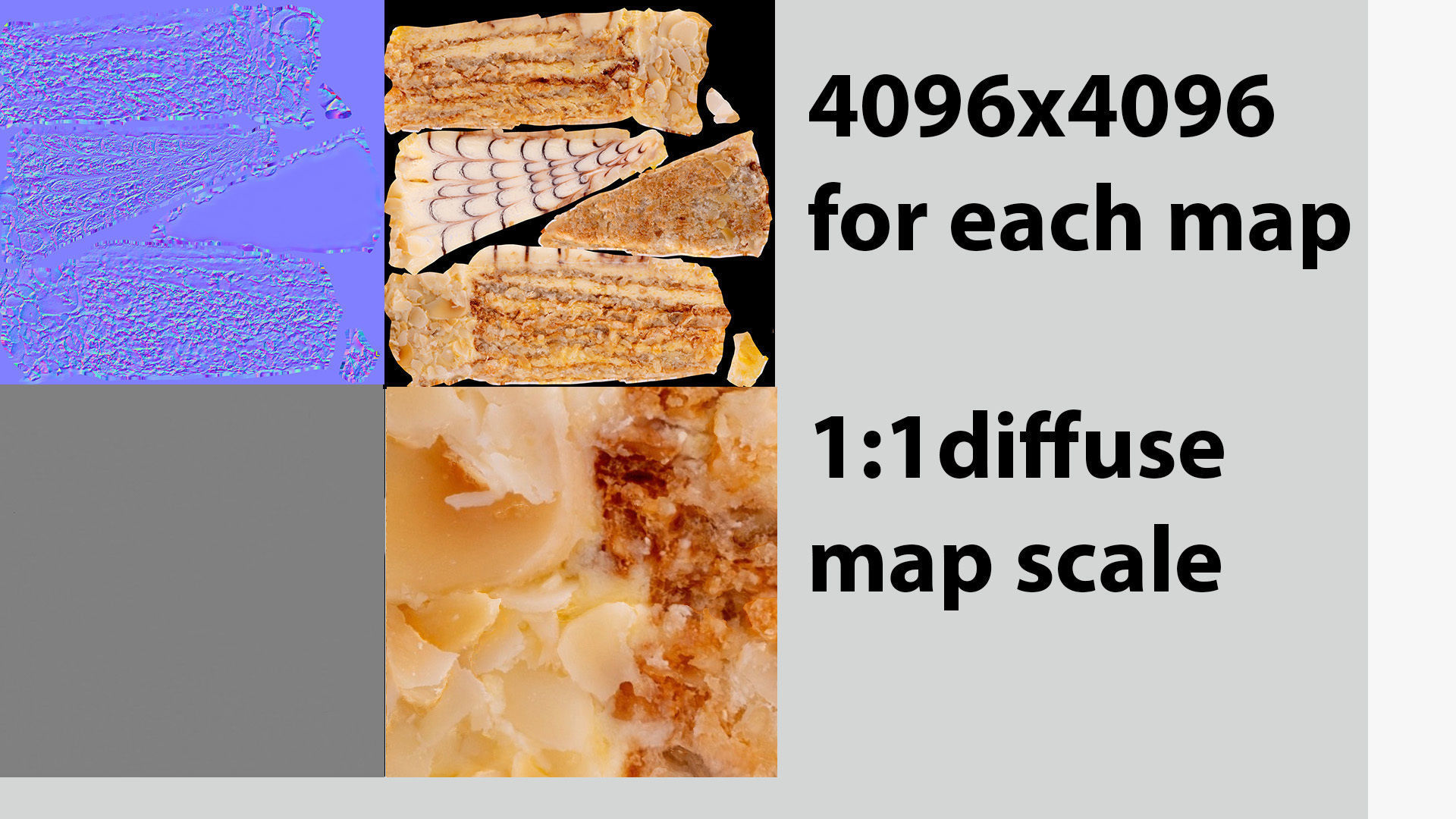 Cake dessert 19 items collection 3D model_21