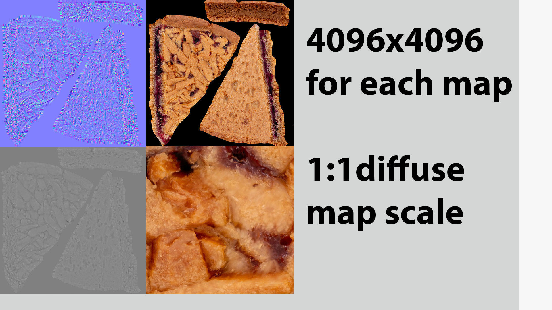 Cake dessert 19 items collection 3D model_22