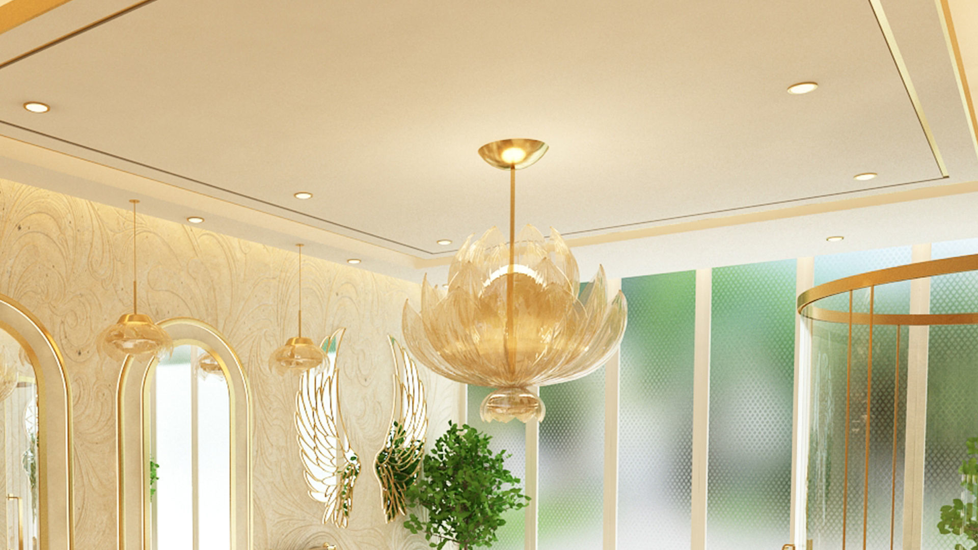 Luxury Elegant Bathroom Interior Design 3D model_14