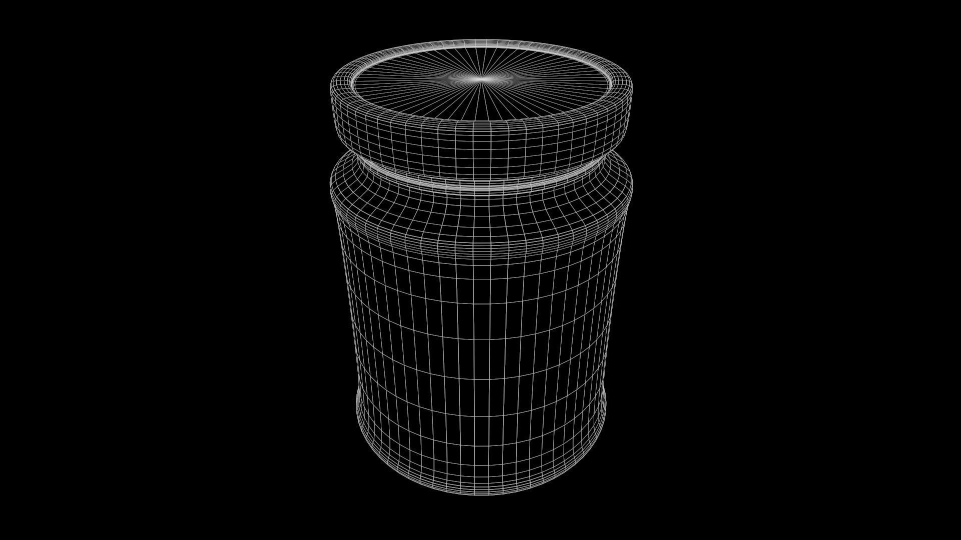 Sauces and Pastes-Thai Red Curry Paste-PBR GAME READY Low-poly 3D model_5