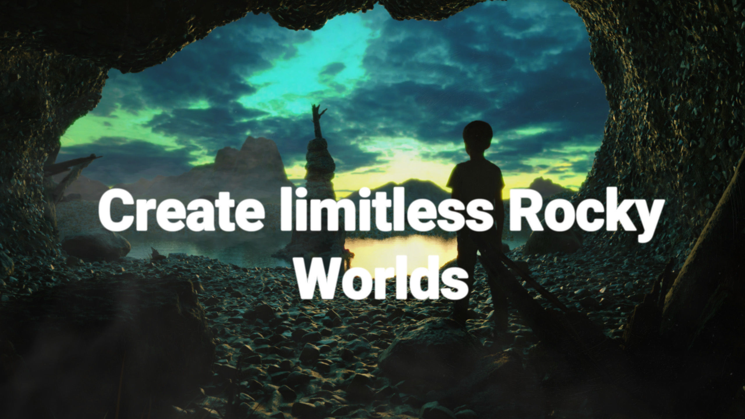 Massive Pebble and Boulder and Sharp Rock Set 3D Model Collection_45