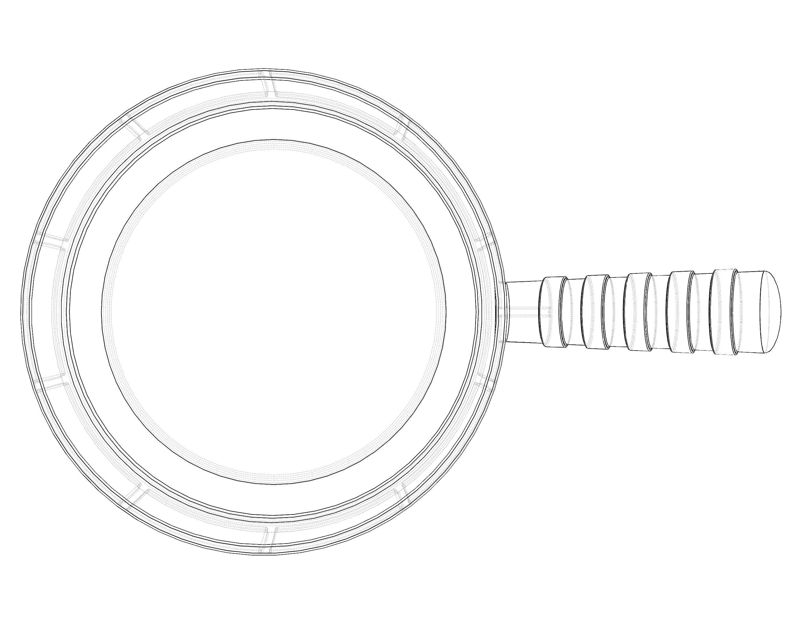 Plastic Round Dipper 1L 3D print model_15