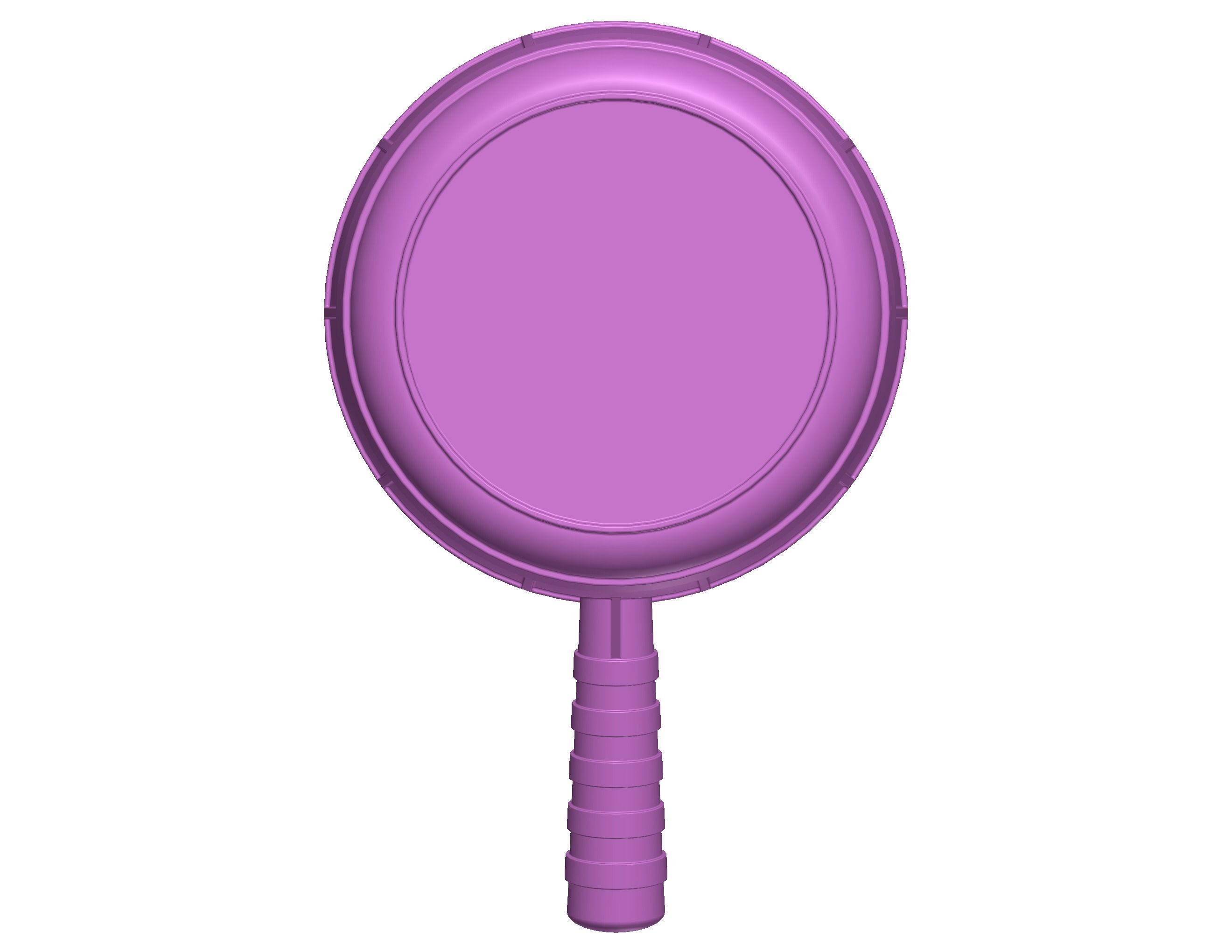 Plastic Round Dipper 1L 3D print model_41