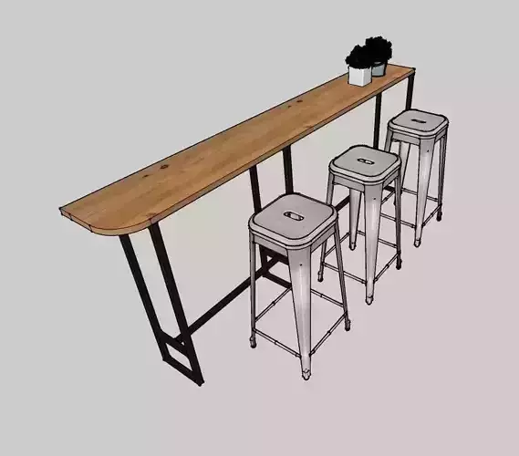 COUNTER BAR BUBBLE TEA CAFE