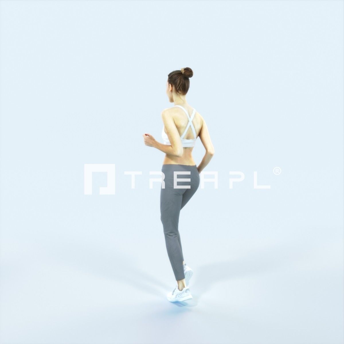 Animated Boy and Mossy Sharp Rocks 3D Model Collection_32