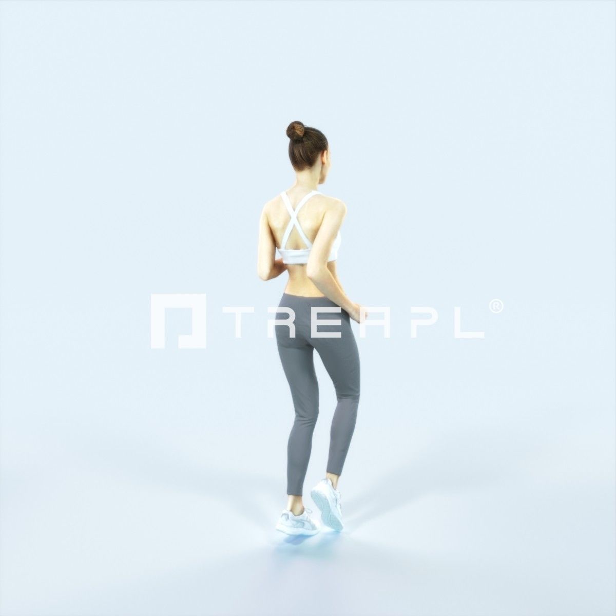 Animated Boy and Mossy Sharp Rocks 3D Model Collection_31