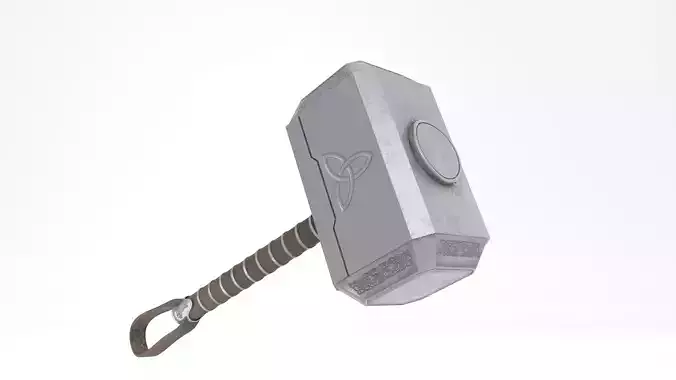 mjolnir hammer - Thor hammer Low-poly 3D model