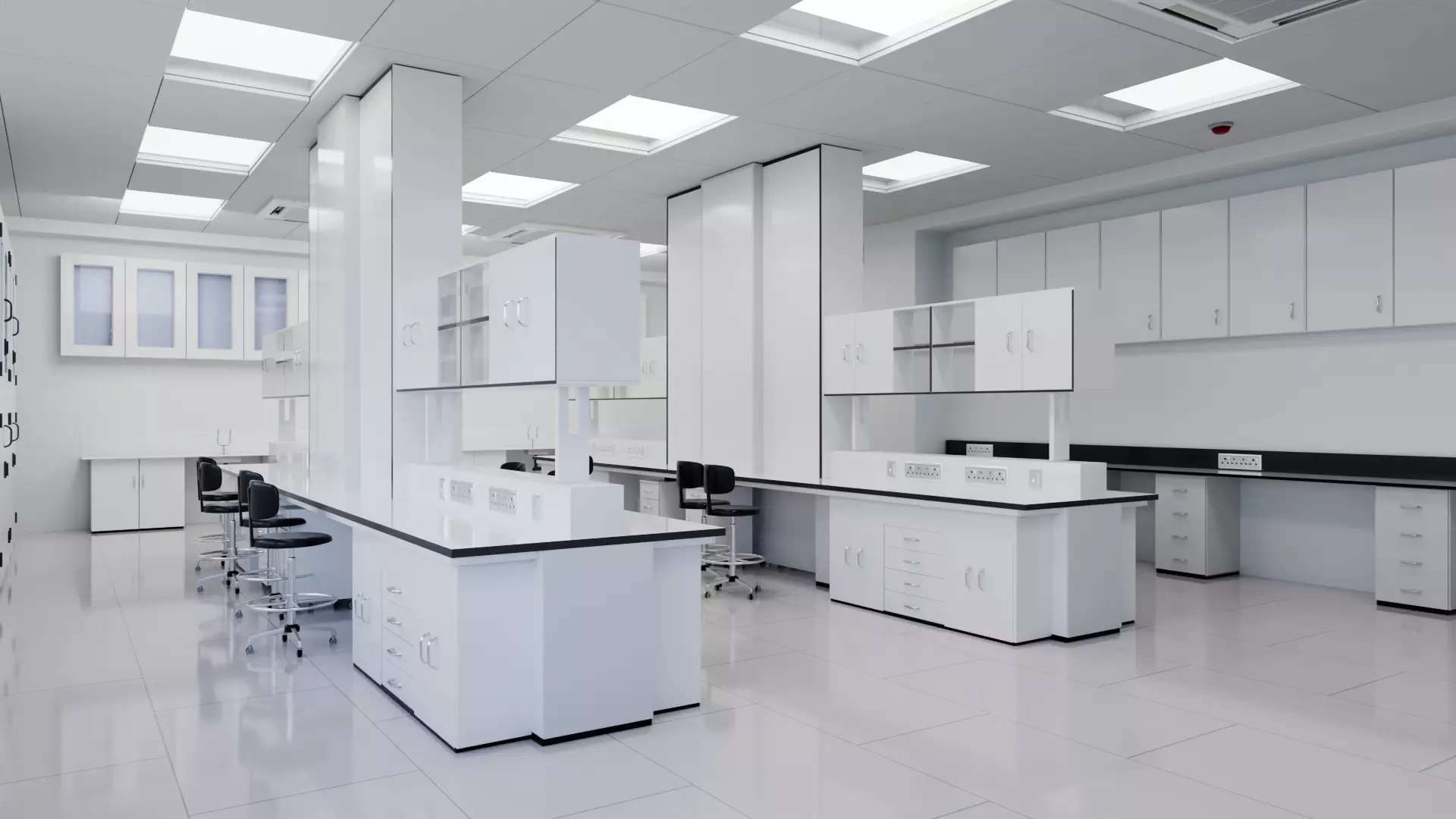 Science laboratory 3D 3D model_0