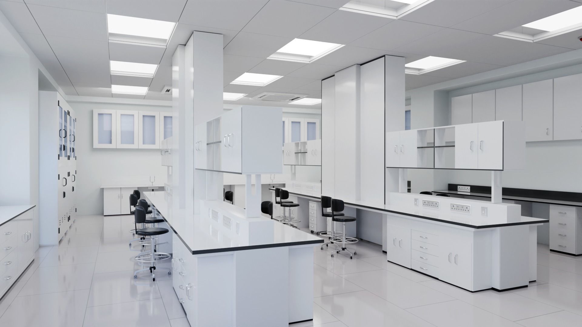 Science laboratory 3D 3D model_5