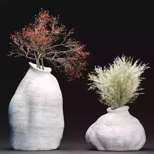 decorative plants vase vol 250-Blender