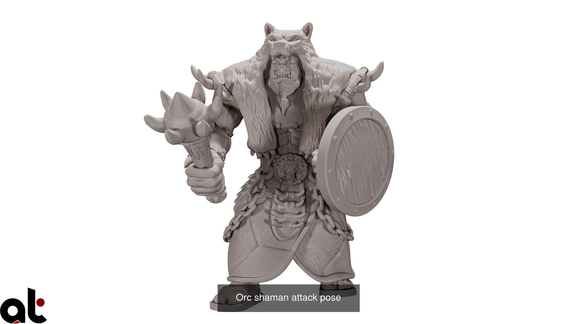 Orc Family warcraft 3D Model Collection_4