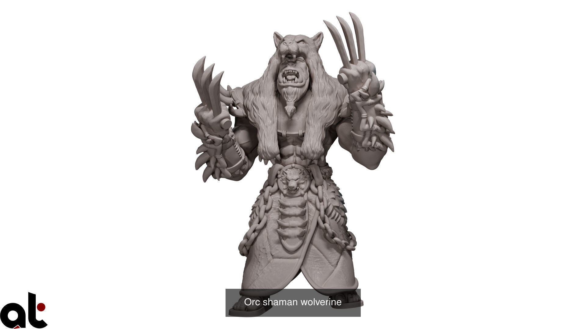 Orc Family warcraft 3D Model Collection_3