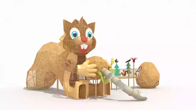 SquirrelPlayground 3D model
