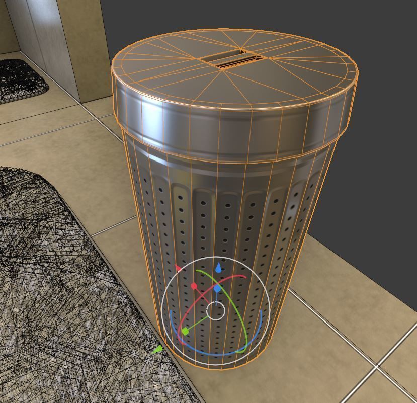 Bathroom Interior Package 7 3D Model Collection_129