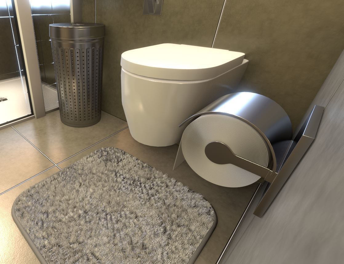 Bathroom Interior Package 7 3D Model Collection_122