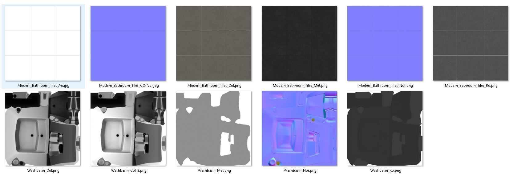 Bathroom Interior Package 7 3D Model Collection_47