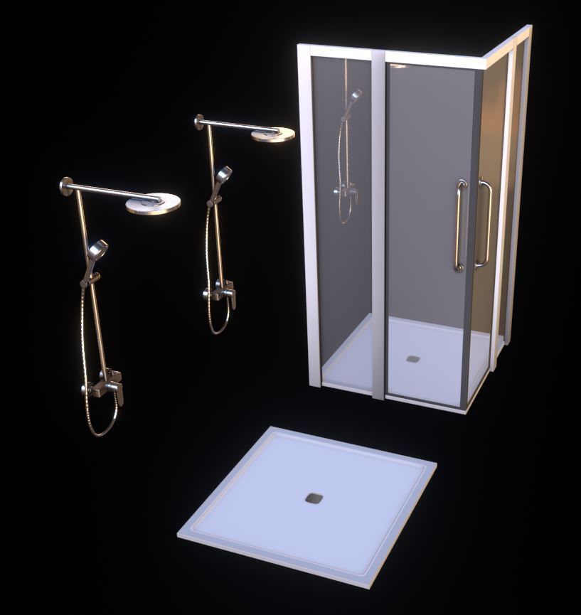 Bathroom Interior Package 7 3D Model Collection_92