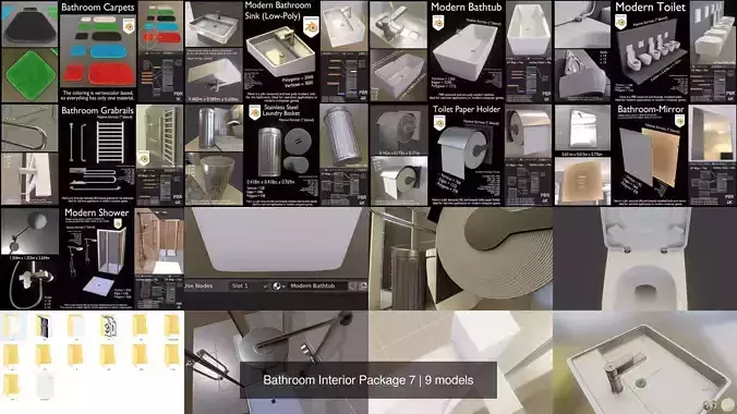 Bathroom Interior Package 7