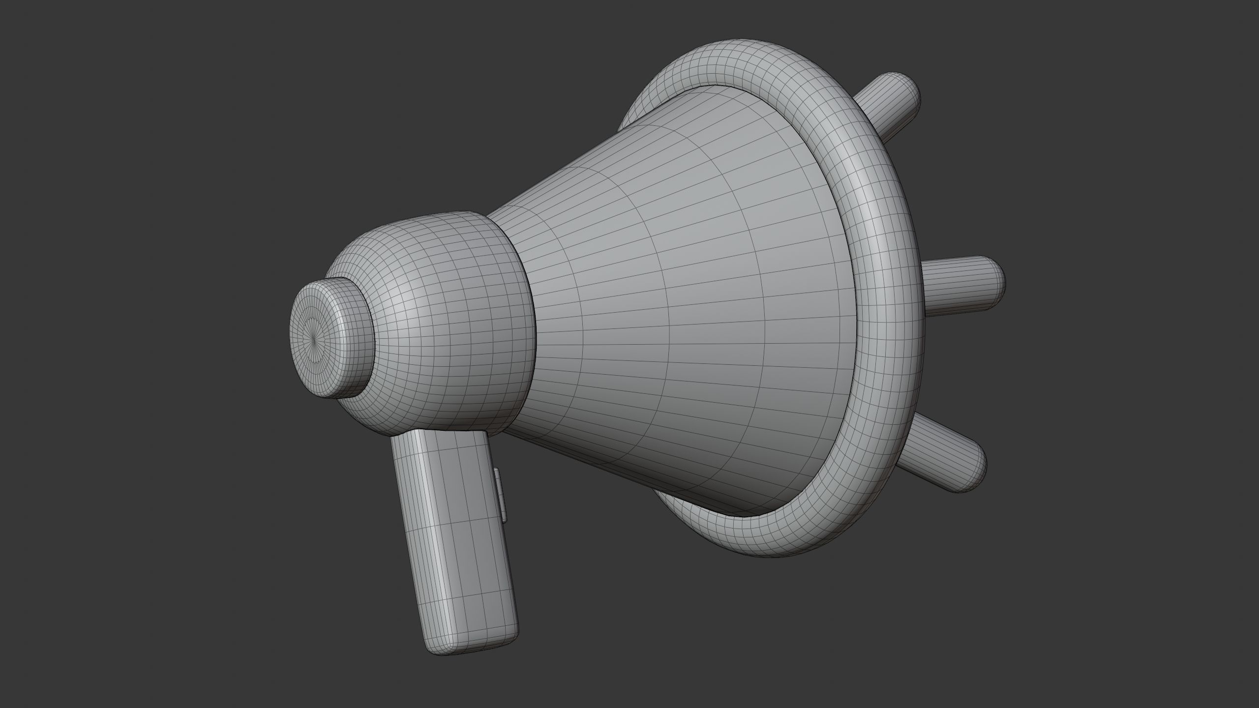 Megaphone 3D Icon 3D model_8