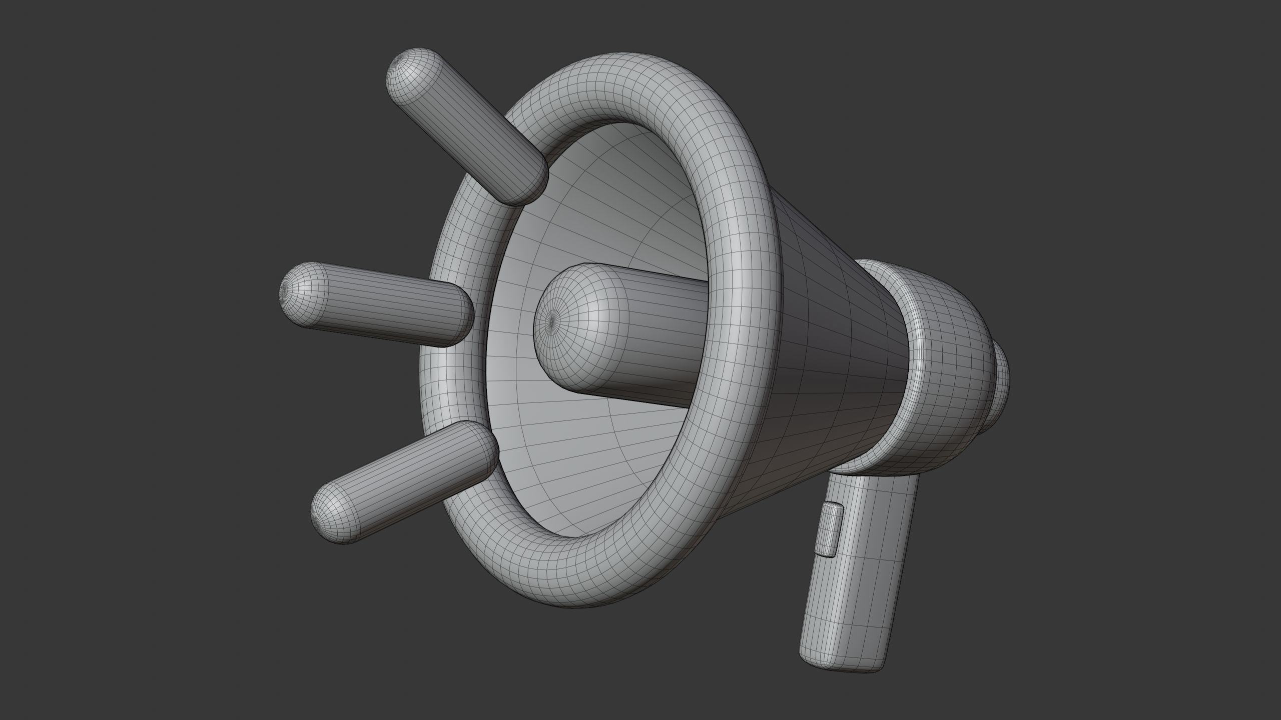 Megaphone 3D Icon 3D model_6