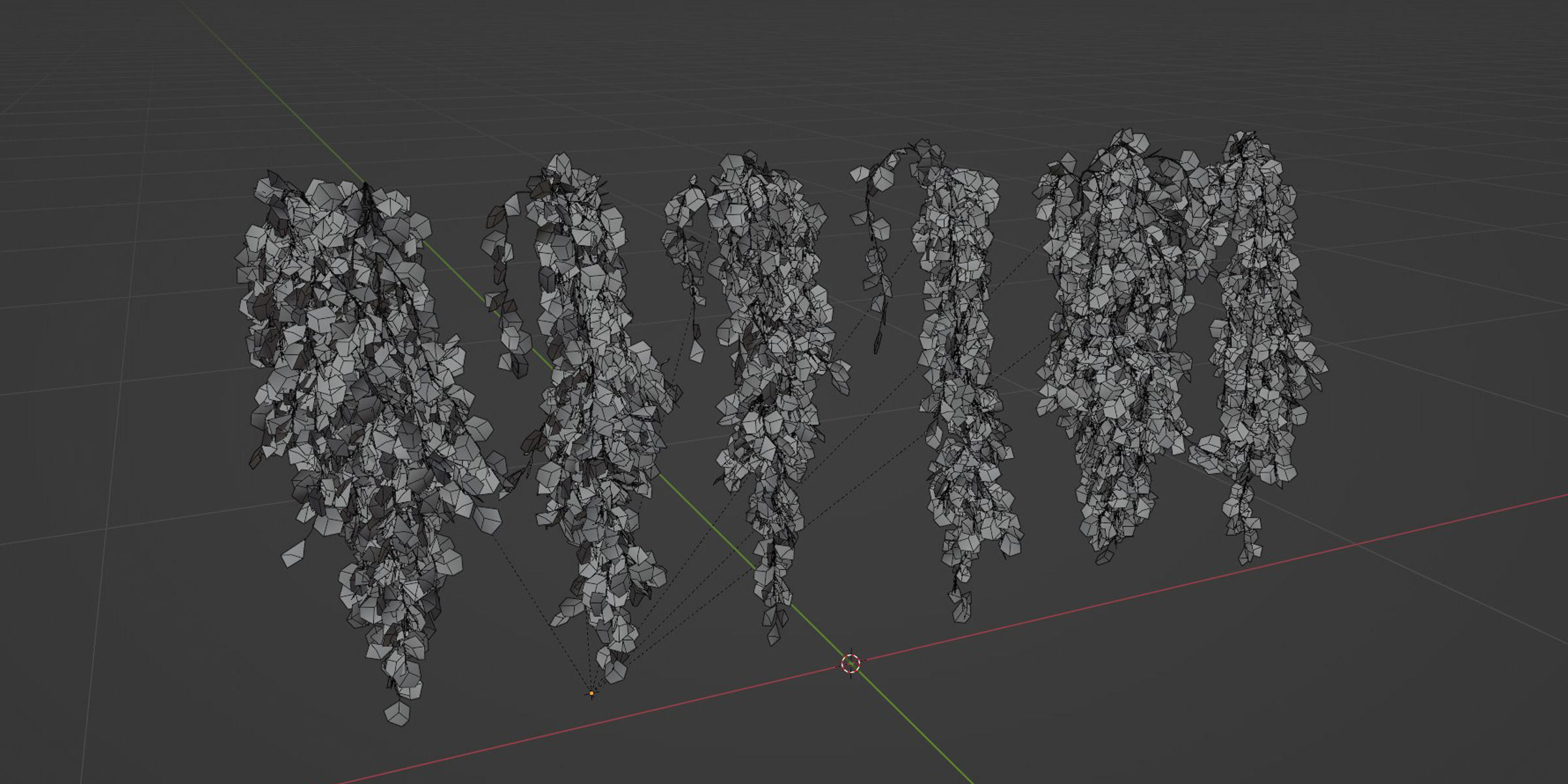 Hanging plants collection vol 248-Blender 3D model_5