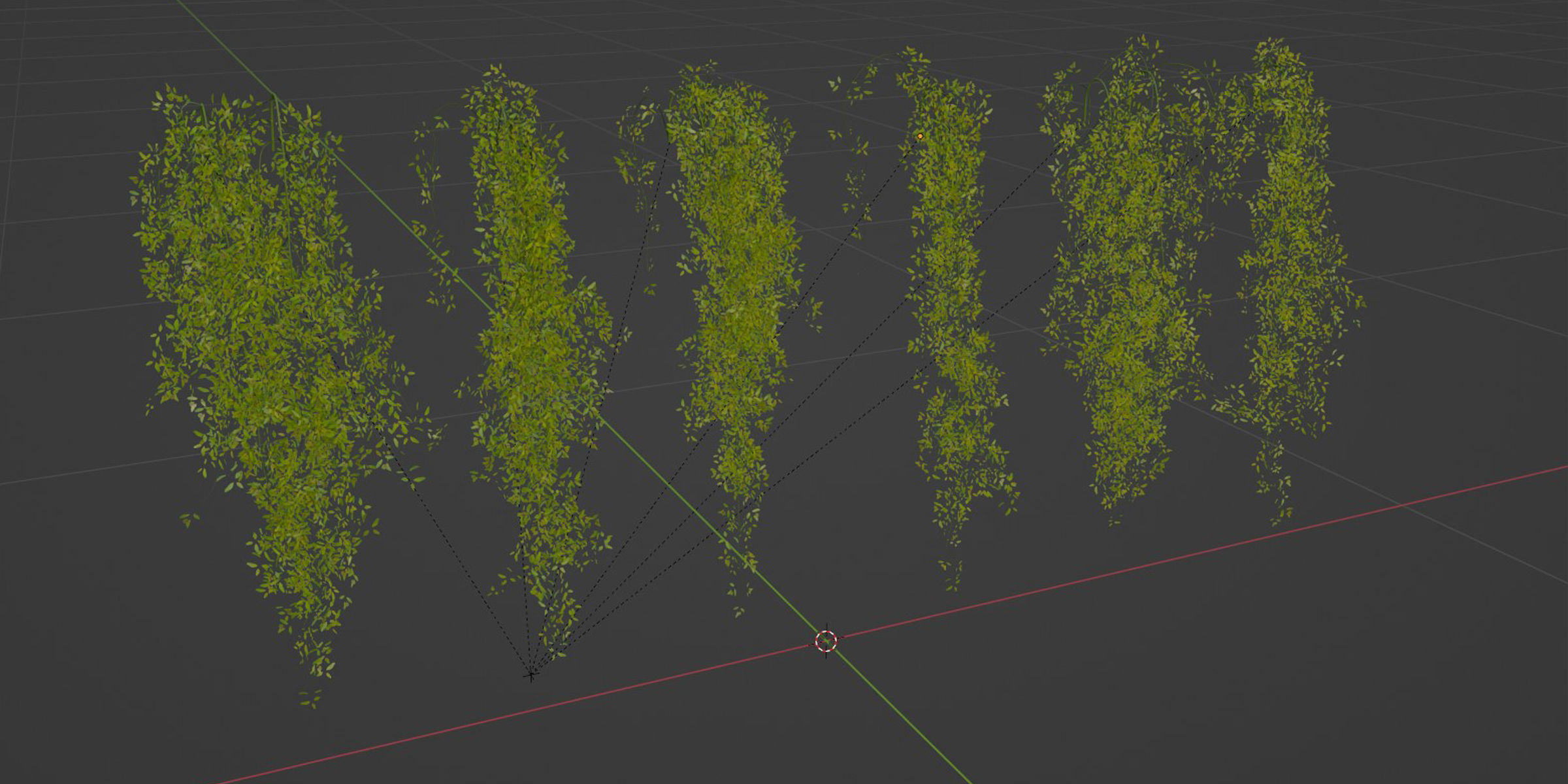 Hanging plants collection vol 248-Blender 3D model_6