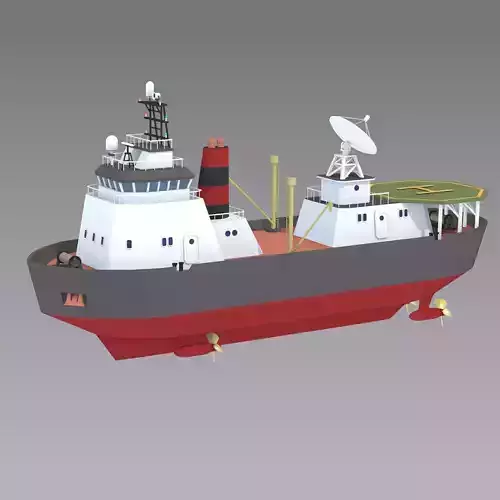 Cartoon Ice breaker 3D model