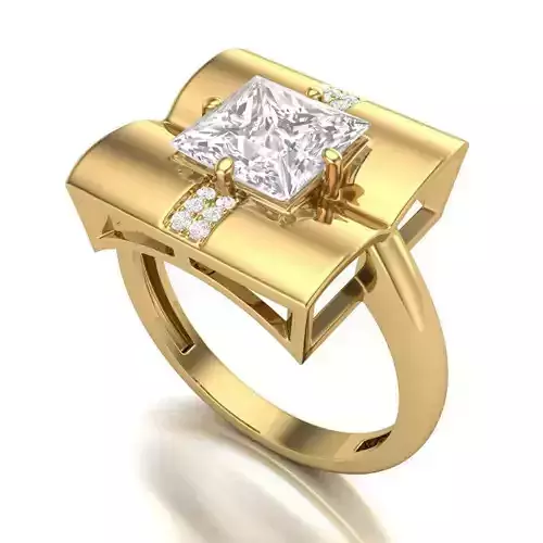 Engagement Ring 439 3D print model