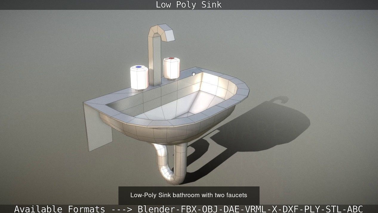 Sink Package 1 3D Model Collection_7