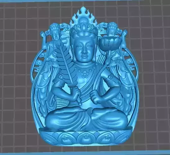 Bodhisattva Goddess STL file  print 3d