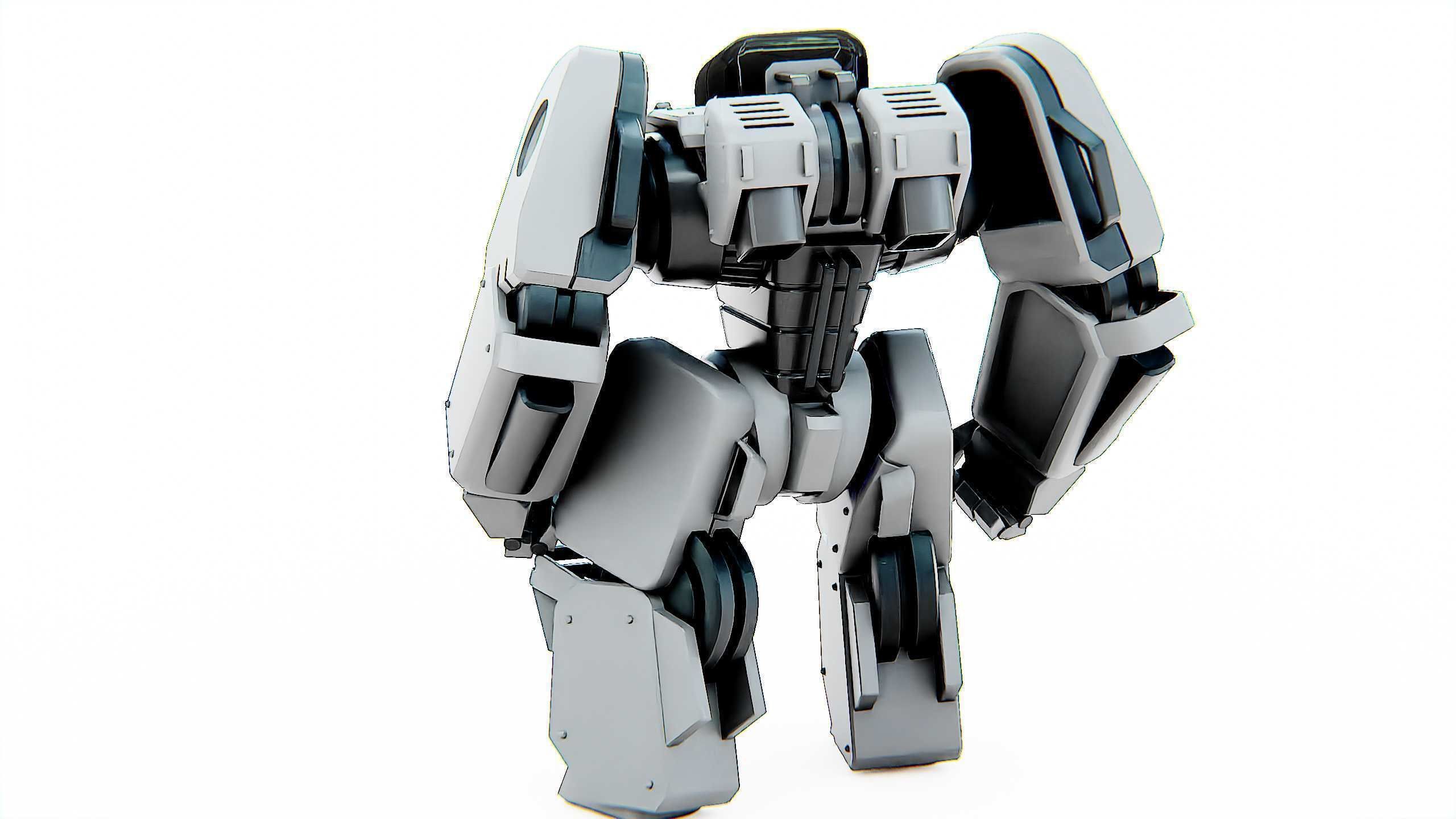 BATTLE DROID SPYKER  Rigged for Unreal Engine - Unity - MIXAMO 3D model_13