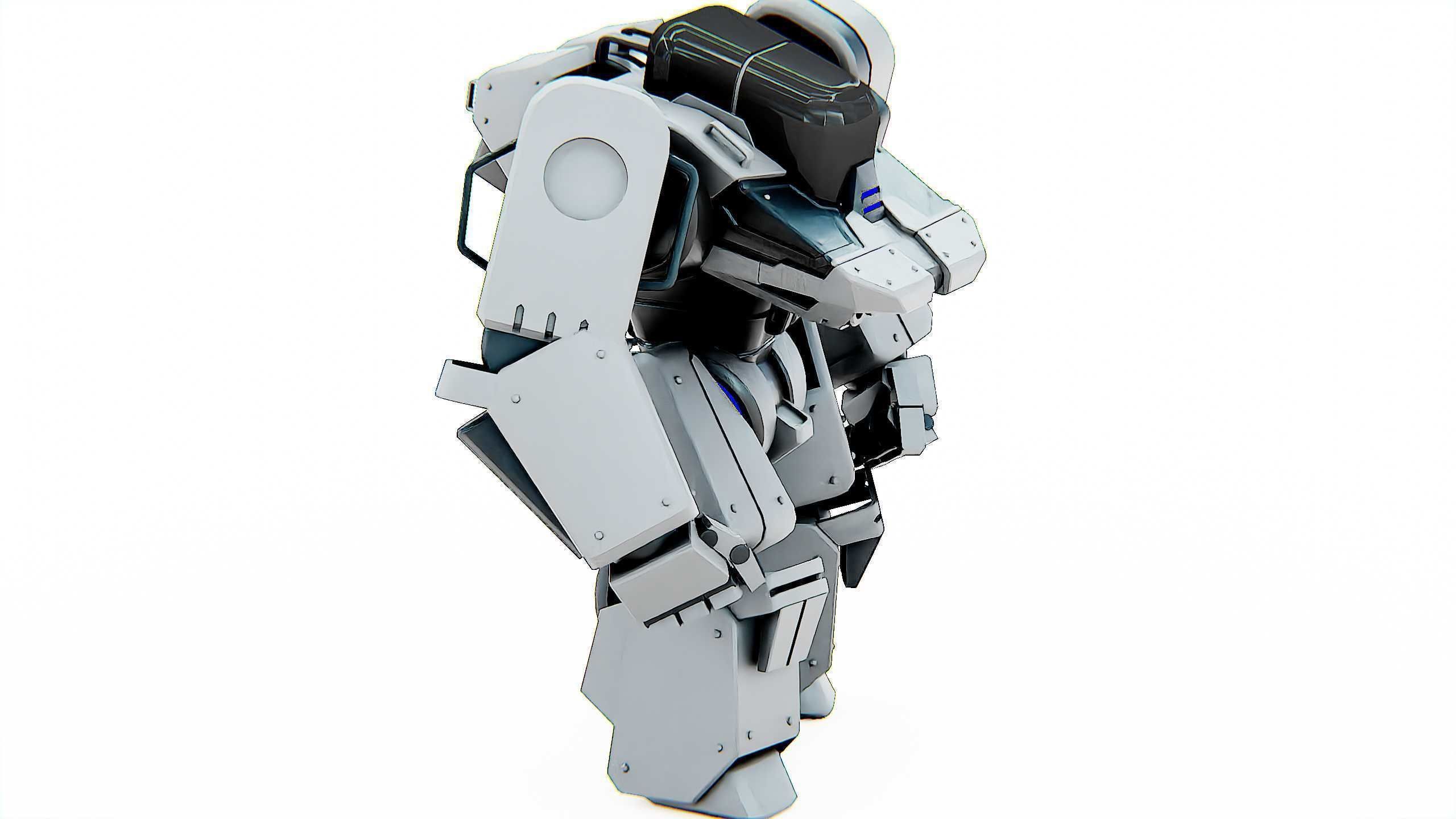 BATTLE DROID SPYKER  Rigged for Unreal Engine - Unity - MIXAMO 3D model_4