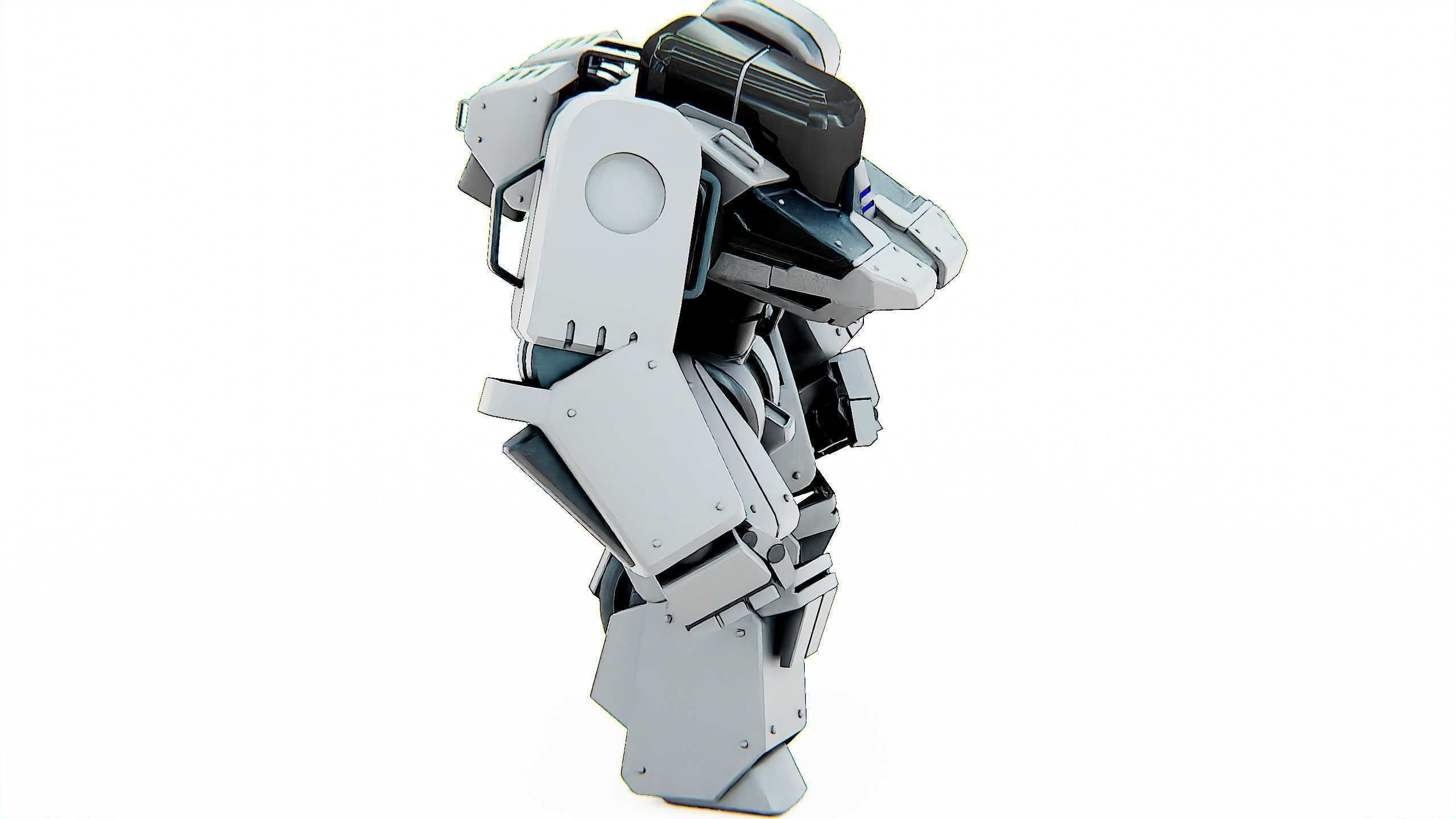 BATTLE DROID SPYKER  Rigged for Unreal Engine - Unity - MIXAMO 3D model_5