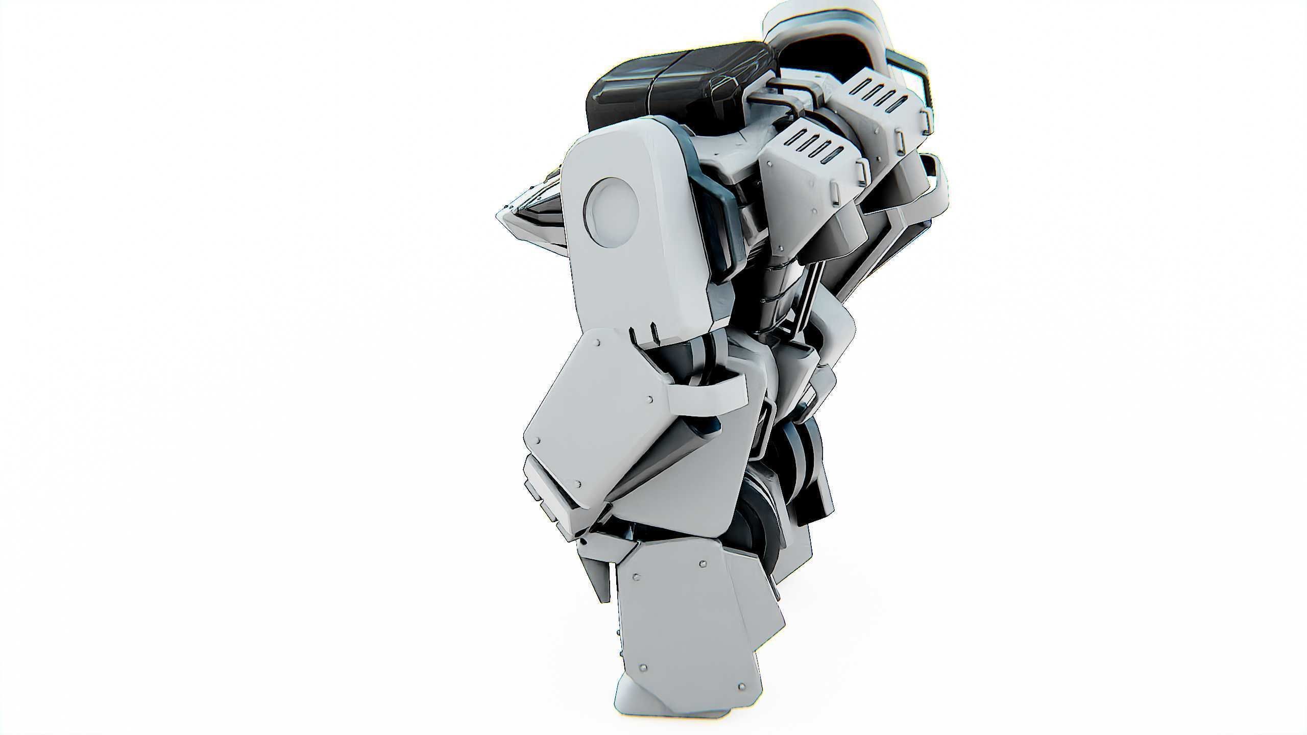 BATTLE DROID SPYKER  Rigged for Unreal Engine - Unity - MIXAMO 3D model_28