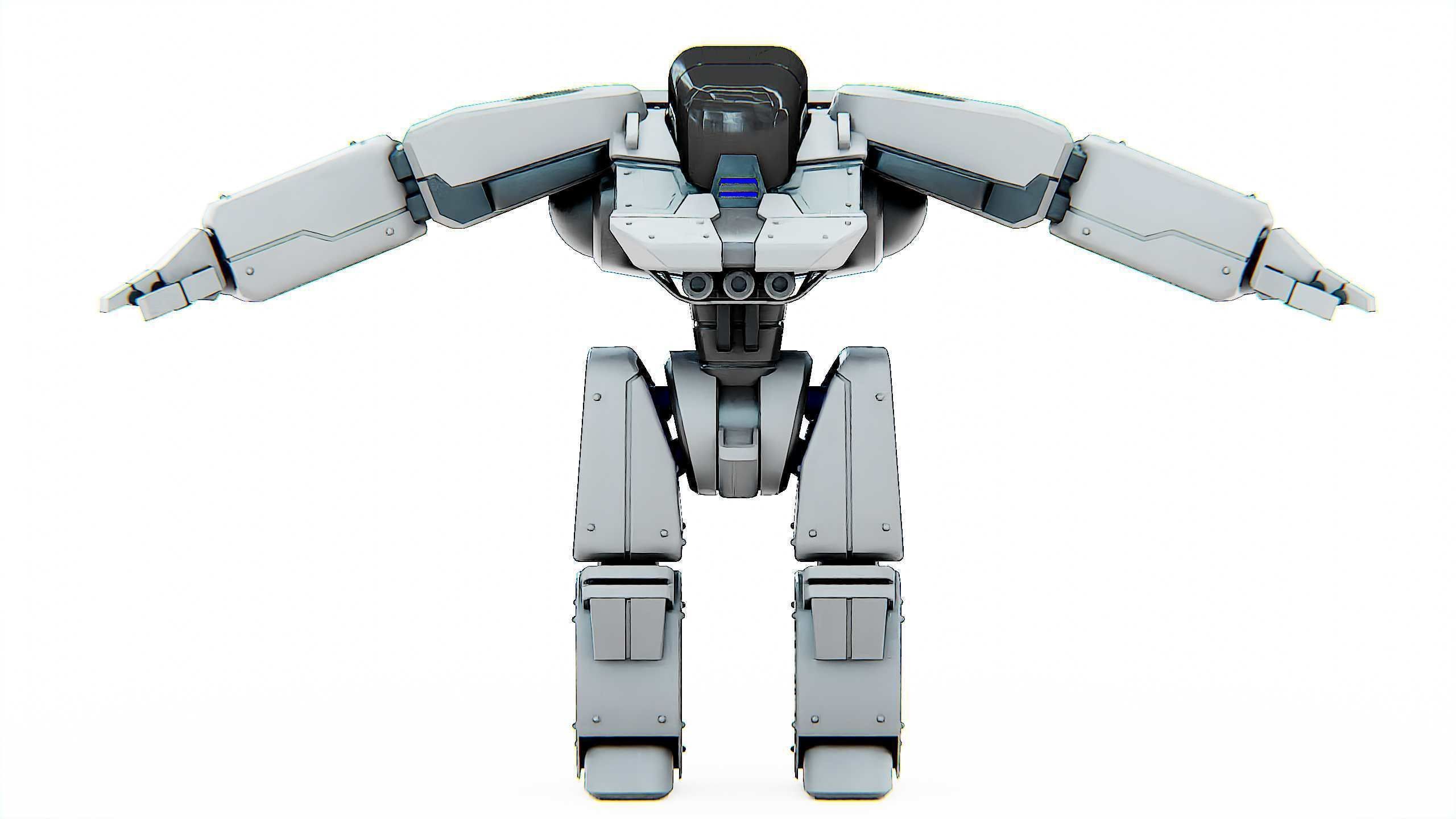 BATTLE DROID SPYKER  Rigged for Unreal Engine - Unity - MIXAMO 3D model_30