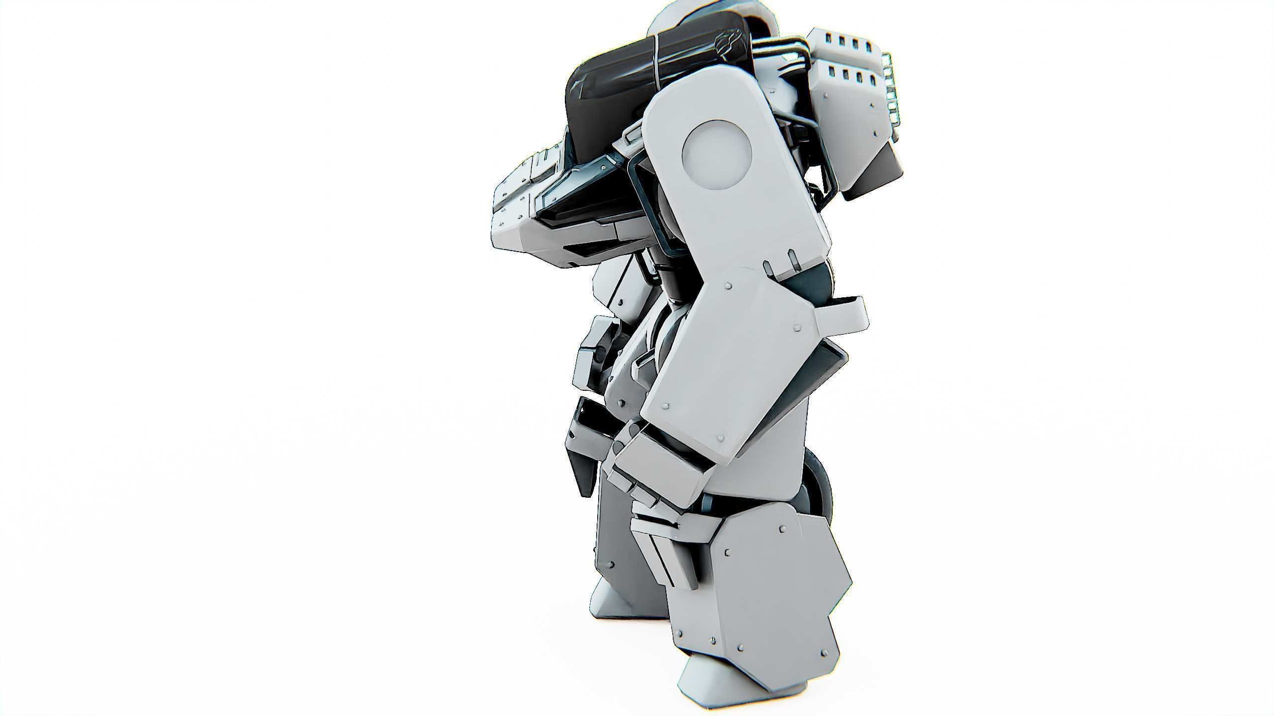 BATTLE DROID SPYKER  Rigged for Unreal Engine - Unity - MIXAMO 3D model_17