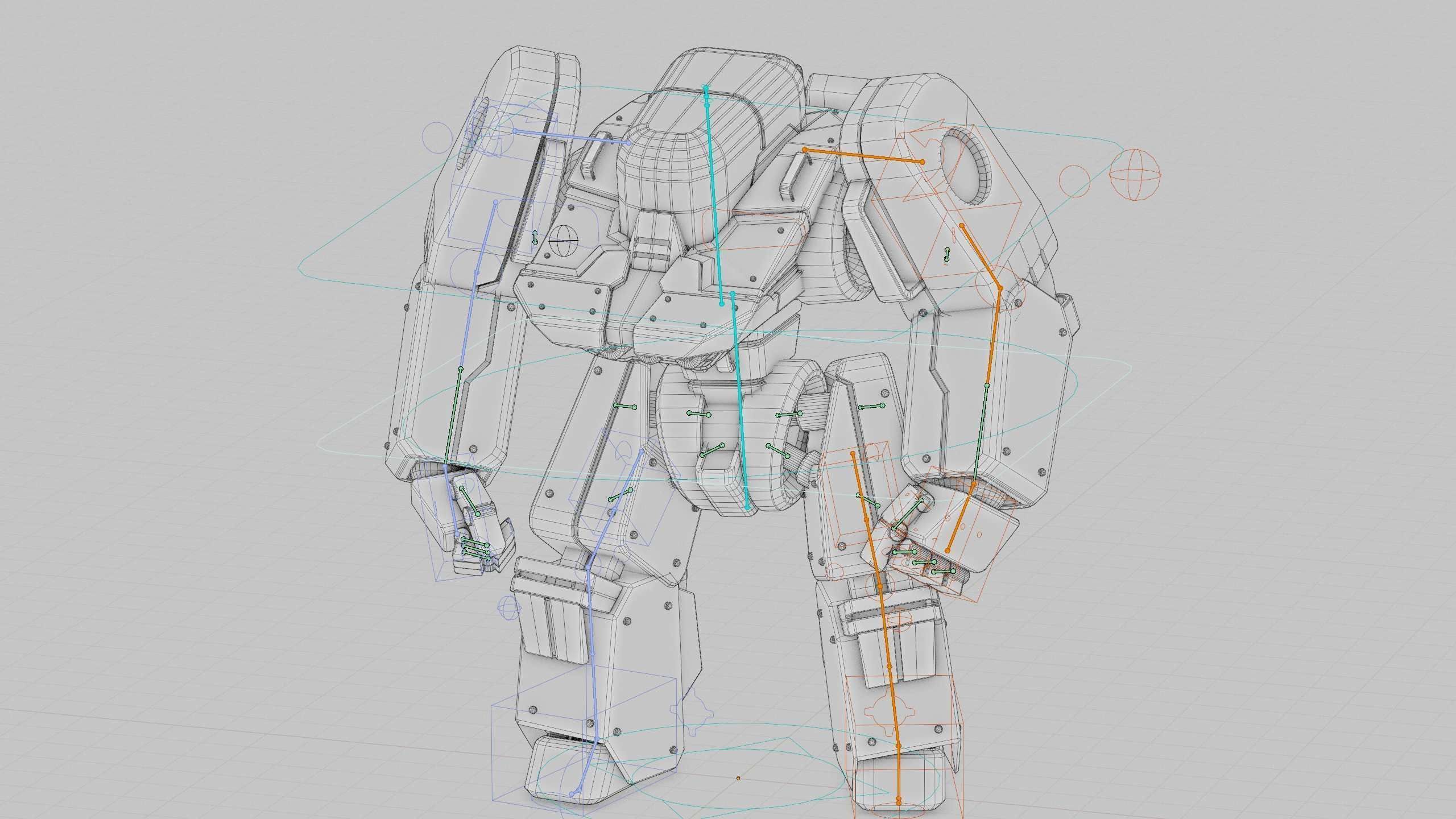 BATTLE DROID SPYKER  Rigged for Unreal Engine - Unity - MIXAMO 3D model_40