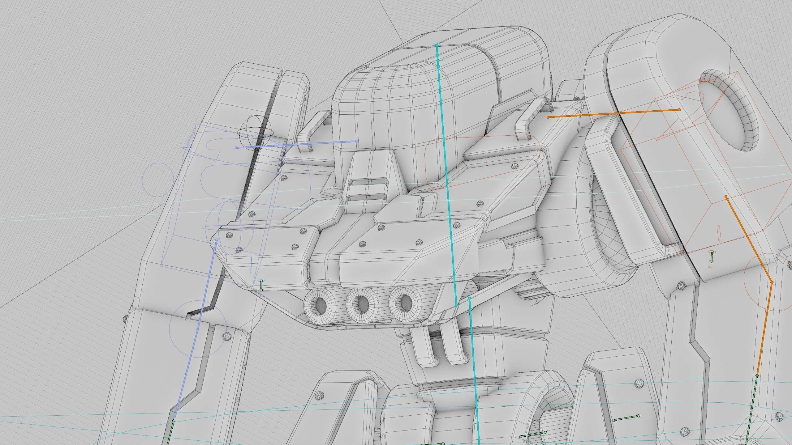 BATTLE DROID SPYKER  Rigged for Unreal Engine - Unity - MIXAMO 3D model_42