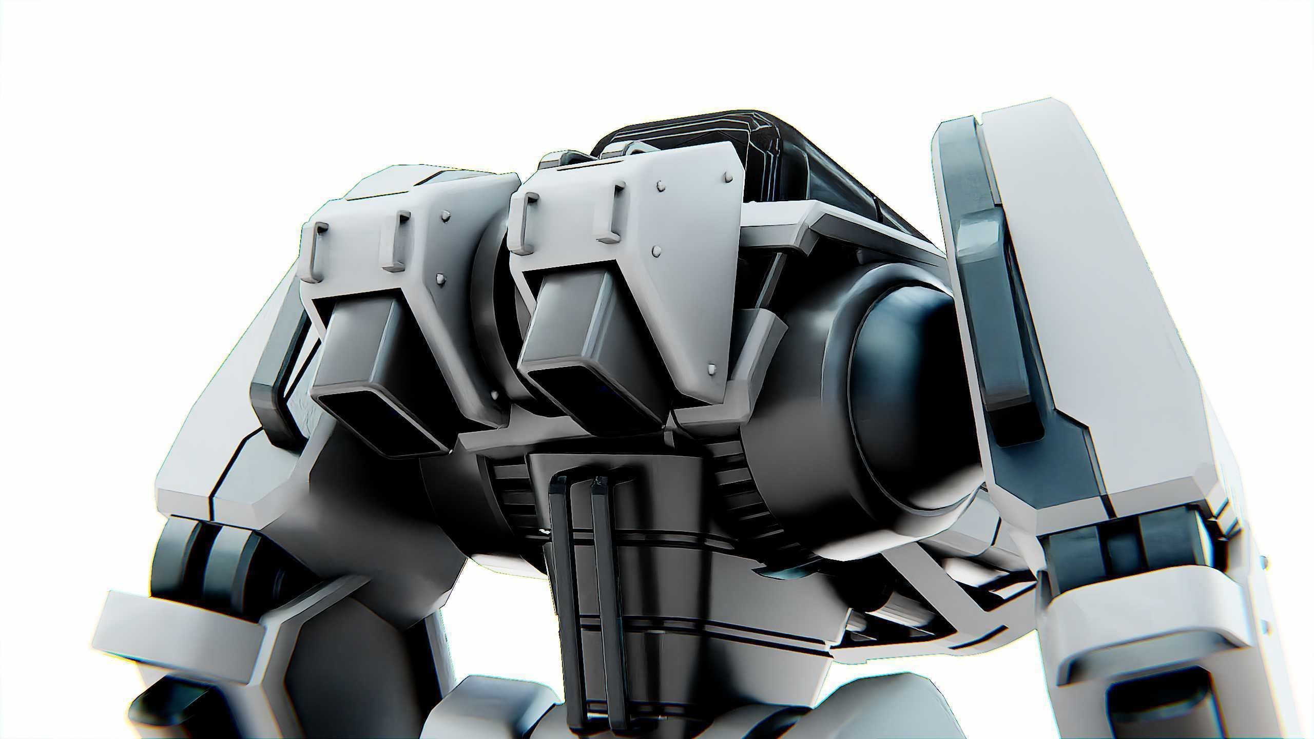 BATTLE DROID SPYKER  Rigged for Unreal Engine - Unity - MIXAMO 3D model_23