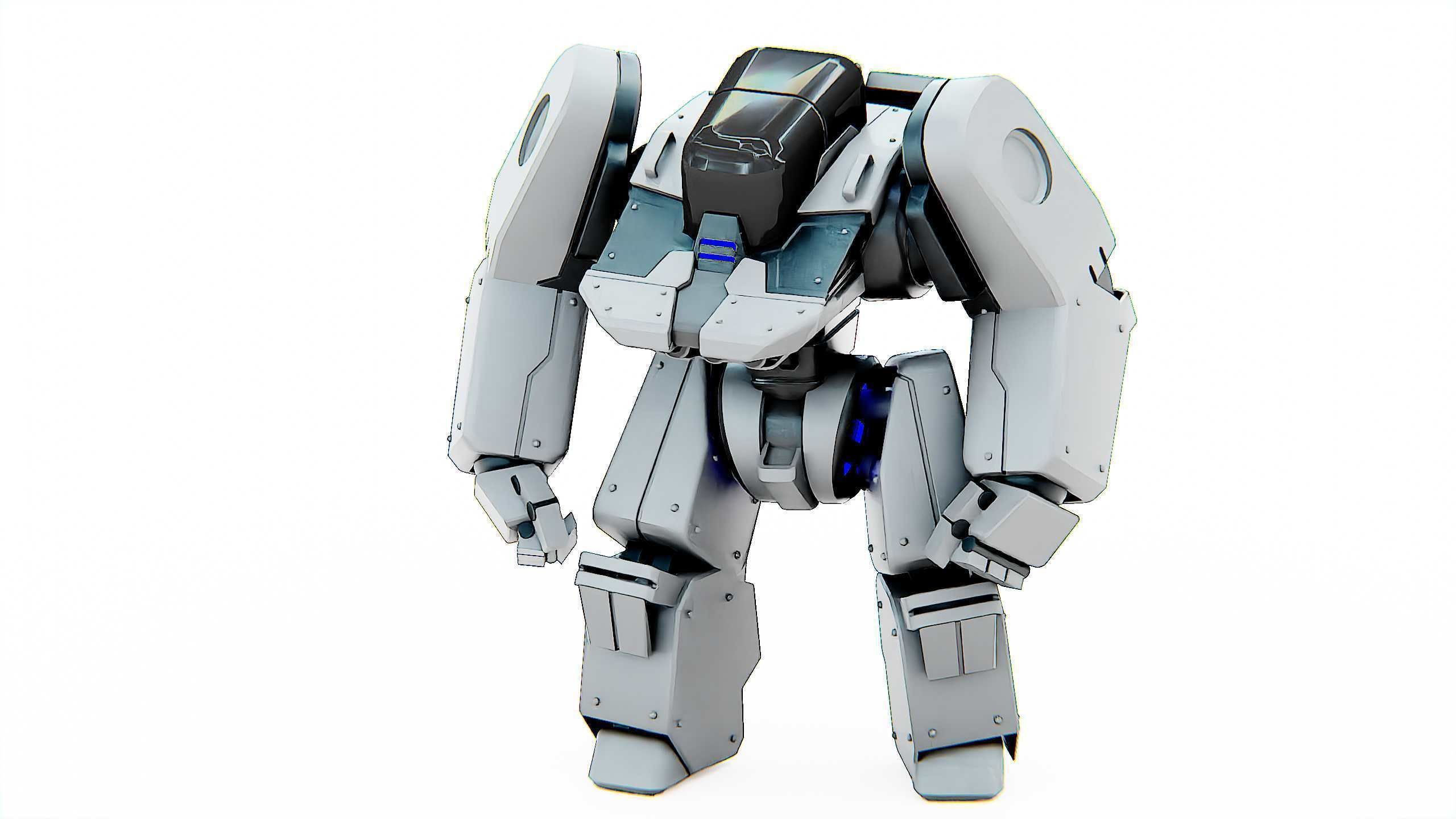 BATTLE DROID SPYKER  Rigged for Unreal Engine - Unity - MIXAMO 3D model_21